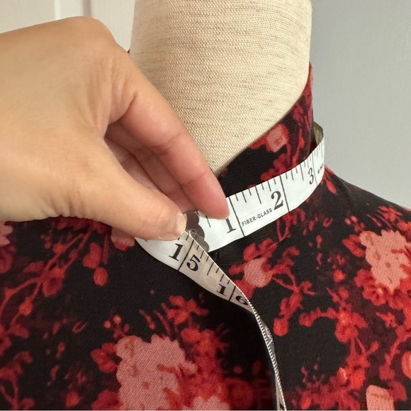 Shanghai Tang Black and Red Sheath Dress Size 6 - Picture 6 of 16